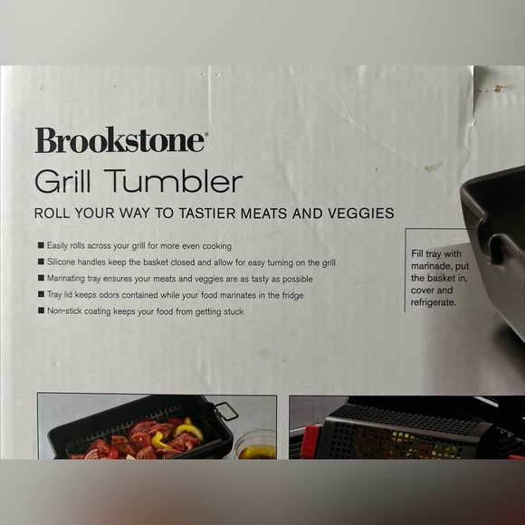 Brookstone Non-Stick Grill Tumbler for Even Grilling - Picture 5 of 9